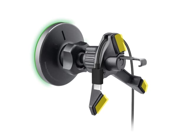 SBS TESUPMAGWIR15W, Mobiltelefon/smarttelefon, Aktiv holder, Bil, Sort