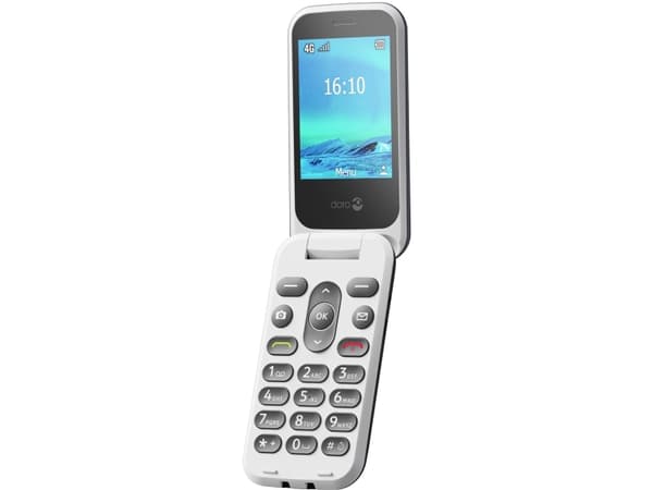 DORO 2821 - 4G funksjonstelefon / Internminne 17 MB - microSD slot - 320 x 240 piksler - rear camera - blå