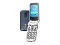 Miniatyrbilde 2 av 3: DORO 2821 - 4G funksjonstelefon / Internminne 17 MB - microSD slot - 320 x 240 piksler - rear camera - blå