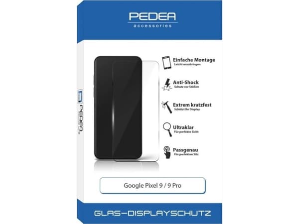 PEDEA näytön suojalasi Google Pixel 9+ 9 Pro (12170007)