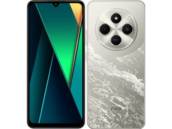 Xiaomi POCO C75 - 4G pekskärmsmobil - dual-SIM - RAM 6 GB / Internminne 128 GB - 3 st. bakre kameror - front camera