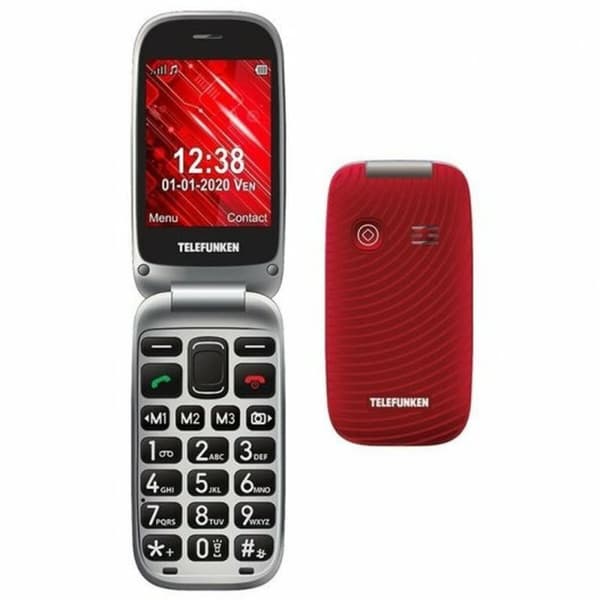 Mobilbatteri Telefunken TF-GSM-560-CAR-RD Rød 64 GB RAM Rød