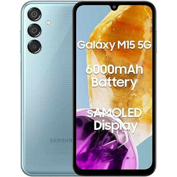Smartphone Samsung Galaxy M15 6,5" Octa Core 4 GB RAM 128 GB Blå Lyse Blå