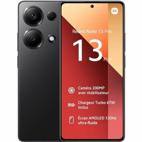 Smartphone Xiaomi Redmi Note 13 Pro 6,67" HELIO G99 ULTRA 12 GB RAM 512 GB Sort Sort