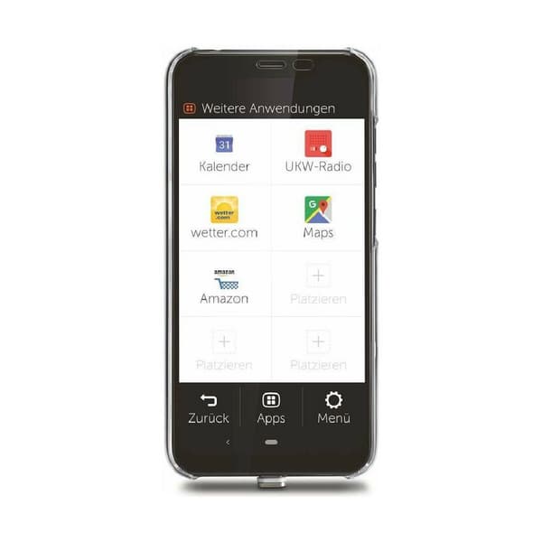 Smartphone Gigaset GS195LS Spreadtrum SC9863A ARM Cortex-A55 2 GB RAM 32 GB Sort Sort
