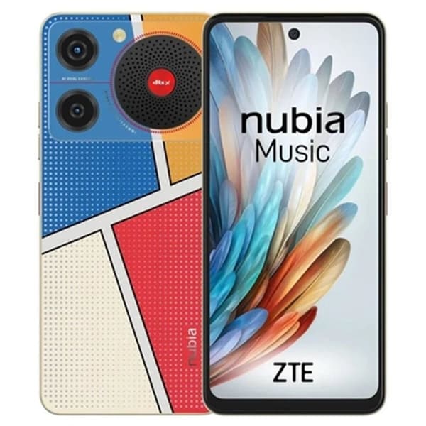 Smartphone ZTE Nubia Music 6,6" 4 GB RAM 128 GB Gul Blå Hvid Rød Flerfarvet