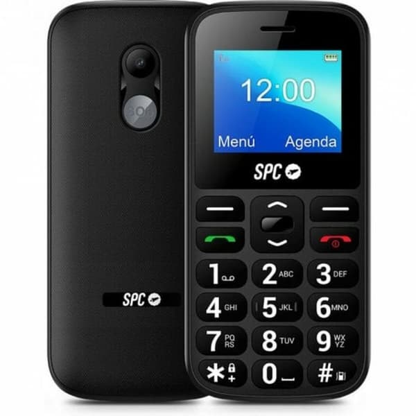 Mobiltelefon för seniorer SPC FORTUNE 2 4G 1,77" Svart 64 GB 4G LTE Svart