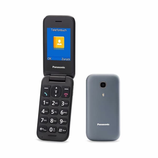 Mobiltelefon Panasonic KX-TU400EXG Grå Grå