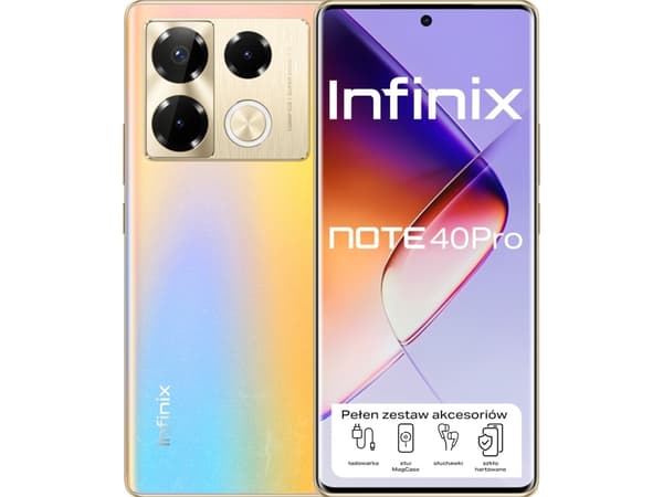 Infinix Note 40 Pro 12/256GB Guld (X6851GD) smartphone
