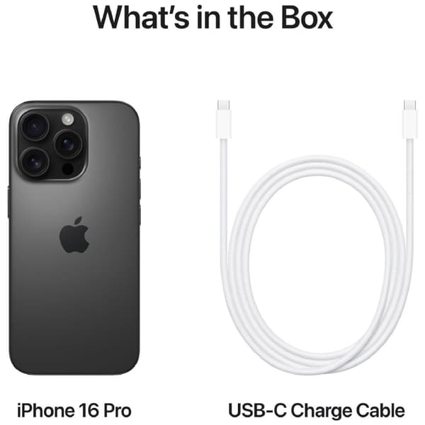 Apple iPhone 16 Pro 512 GB svart titan