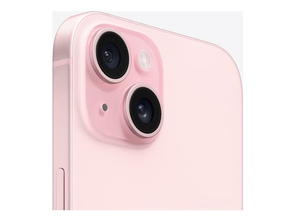 Apple iPhone 15 - 5G smartphone - dobbelt-SIM / Internminne 128 GB - OLED-display - 6.1" - 2556 x 1179 piksler - 2x bakkameraer 48 MP, 12 MP - front