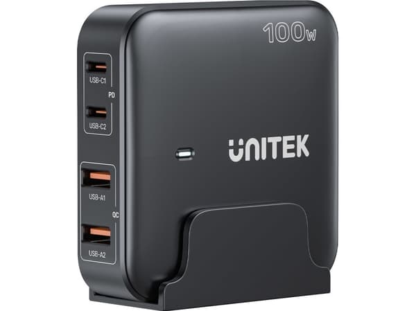 Unitek P1229A 2x USB-A 2x USB-C 5 A laturi (P1229ABK01-EU)