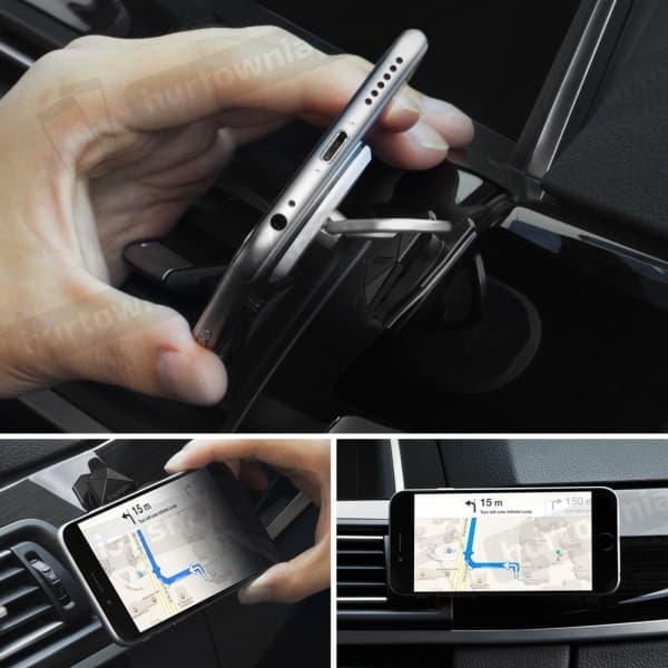 Spigen SGP11845, Matkapuhelin/älypuhelin, Passiiviteline, Auto, Musta