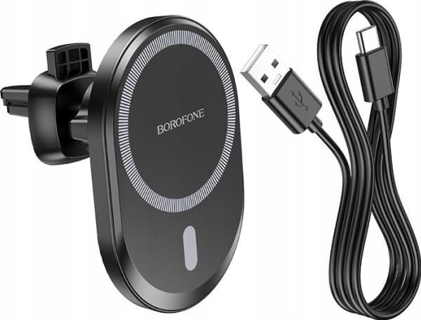 Ładowarka Borofone Billader Borofone BH201 Magsafe 15W svart magnetisk