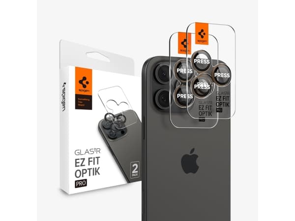 Spigen iPhone 16 Pro Max Lens Protector, Apple iPhone 16 Pro Max,Apple iPhone 16 Pro,Apple iPhone 15 Pro Max Apple iPhone 15 Pro..., Rosa, 1 styck