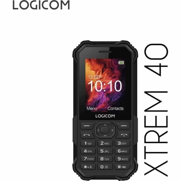 Mobiltelefon Logicom XTREM 40 Sort 2,4"