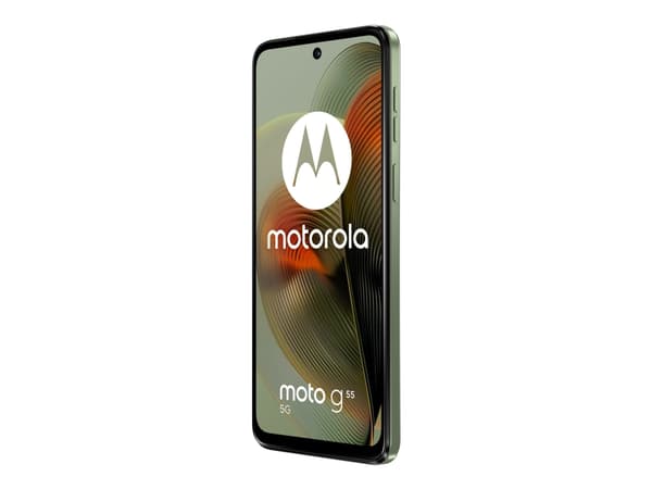 Motorola Moto G55 - 5G pekskärmsmobil - dual-SIM - RAM 8 GB / Internminne 256 GB - microSD slot - LCD-skärm - 6.49" - 2400 x 1080 pixlar (120 Hz) - 2