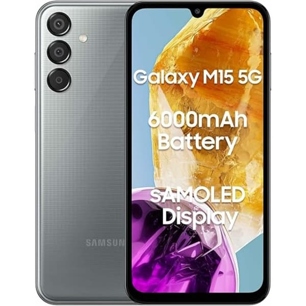 Smartphone Samsung Galaxy M15 6,5" 4 GB RAM 128 GB Grå