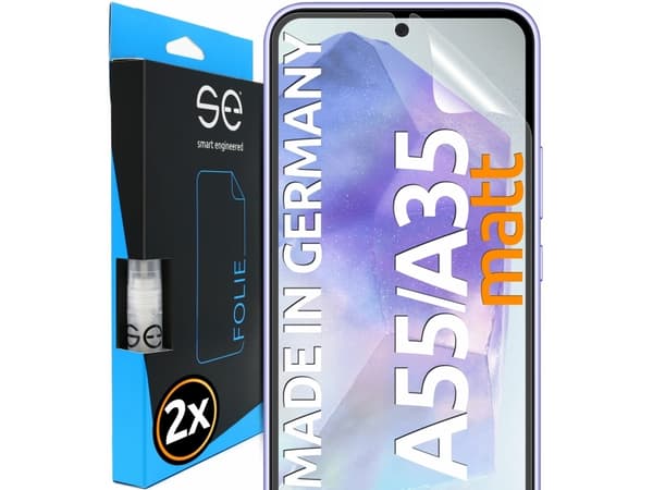 Smart Engineered SE0-F0102-0469-24-M, Samsung, Galaxy A55/A35, Sjokkresistent, Gjennomsiktig, 2 stykker