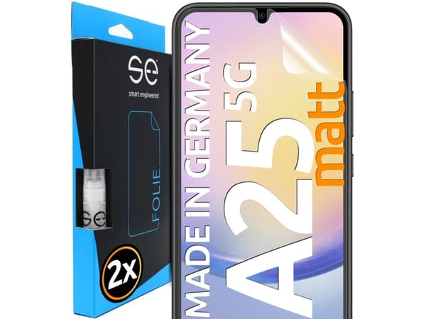 Smart Engineered SE0-F0102-0487-23-M, Samsung, Galaxy A25 5G, Slagbestandig, Ripebestandig, Gjennomsiktig, 2 stykker