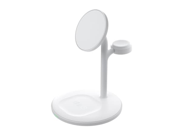 Green Cell MSST-GC-3IN1-W, Automatisk, 12 V, Trådlös laddning, 1 m, Vit Vit