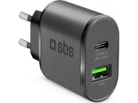 SBS TETRPD25W, Innendørs, AC, 9 V, Sort Sort
