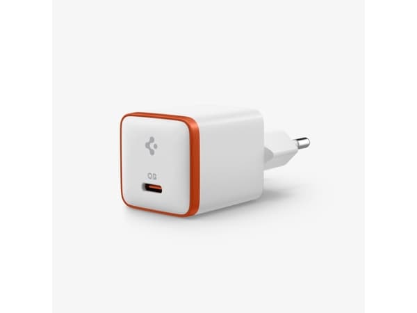 Spigen ArcStation Essential 30W, inomhus, AC, Vit Vit