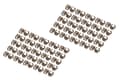 Miniatyrbilde 1 av 5: Digitus A-CC-BR, Fargekodende klemme, Brun, Polyvinylklorid (PVC), Cat5e/6, 100 stykker, 100 mm