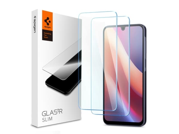 Spigen GLAS.tR Slim, Samsung, Galaxy A16 (2024), Galaxy A16 5G (2024), Reptålig, Transparent, 2 styck