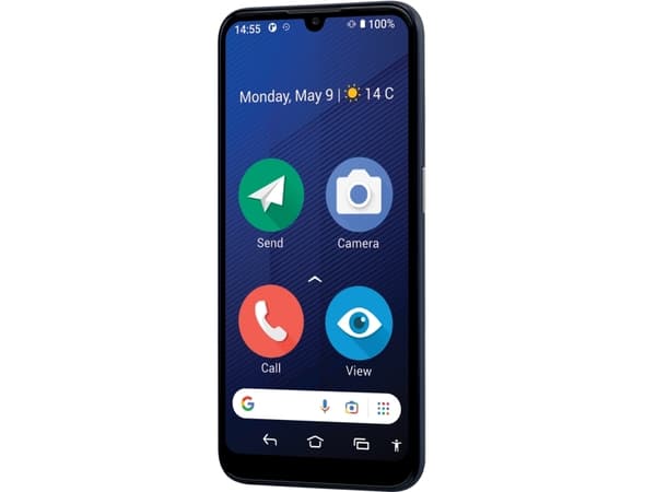 DORO 8210 - 4G smarttelefon - RAM 4 GB / Internminne 64 GB - microSD slot - 6.1" - 1560 x 720 piksler - 3x bakkamera 16 MP, 2 MP, 2 MP - front camera
