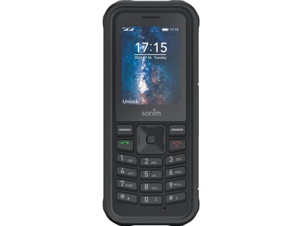 Sonim XP100, Bar/Sperre, Dobbel SIM, 6,1 cm (2.4"), 2 MP, 1800 mAh, Sort Sort