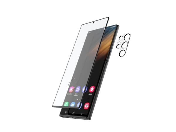 Hama 00219900, Samsung, Galaxy S23 Ultra, iskunkestävä, naarmuuntumaton, läpinäkyvä, 4 kpl