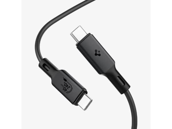 Spigen ArcWire USB-C to USB-C Cable, Svart Svart