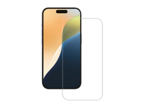 Vivanco 64233, Apple, iPhone 16 Plus, Stötsäker, Smutsavvisande, Reptålig, Stöttålig, Transparent, 1 styck