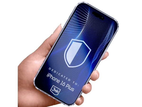 3MK FlexibleGlass Pro, Apple, iPhone 16 Plus, Fallsäker, Reptålig, Slagtålig, 1 styck