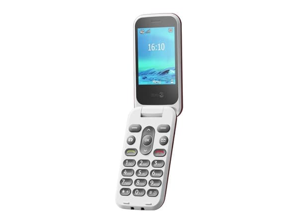 Doro 2820 4G utan strömförsörjning röd Röd, Vit