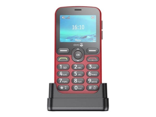 Doro 1880 4G utan strömförsörjning svart