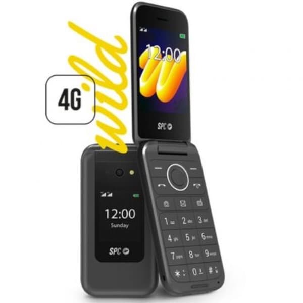 Mobiltelefon til ældre mennesker SPC 2336N Sort