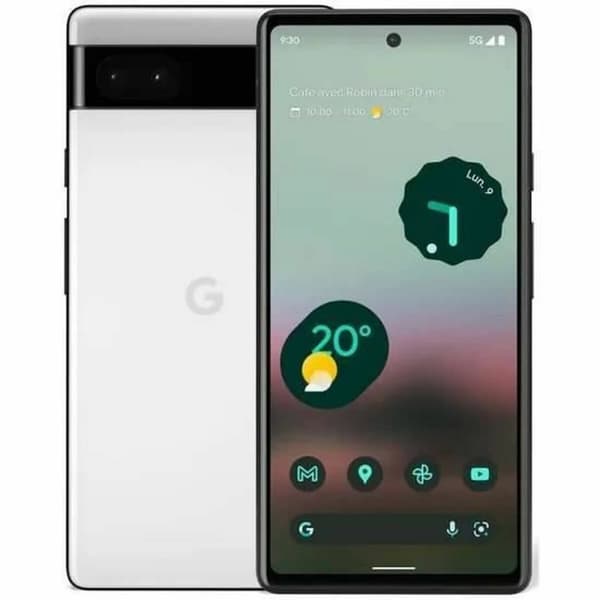 Smartphone Google Pixel 6A 6,1" Google Tensor 6 GB RAM Hvid 128 GB Hvid