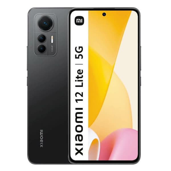 Smartphone Xiaomi 12 Lite 5G 6,55" 5G 3840 x 2160 px 6,55" Snapdragon 778G 8 GB RAM 128 GB Sort 128 GB Sort