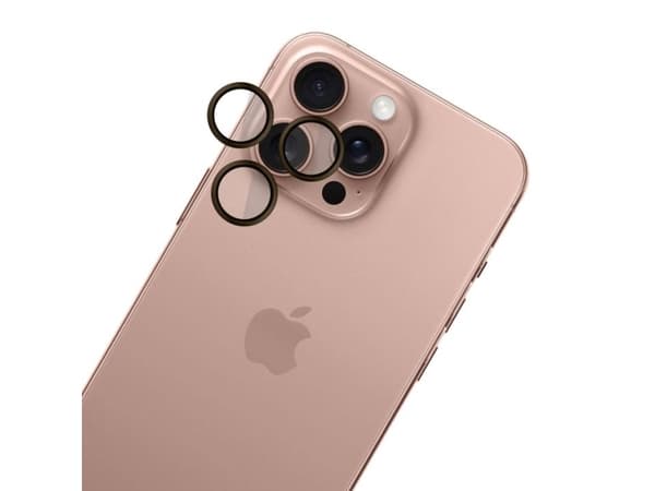 3MK Hardy Lens Protection Pro, Apple, iPhone 16 Pro Max, iPhone 16 Pro, Bump resistant, Scratch resistant, Shock resistant, Brown, Rose, Transparent