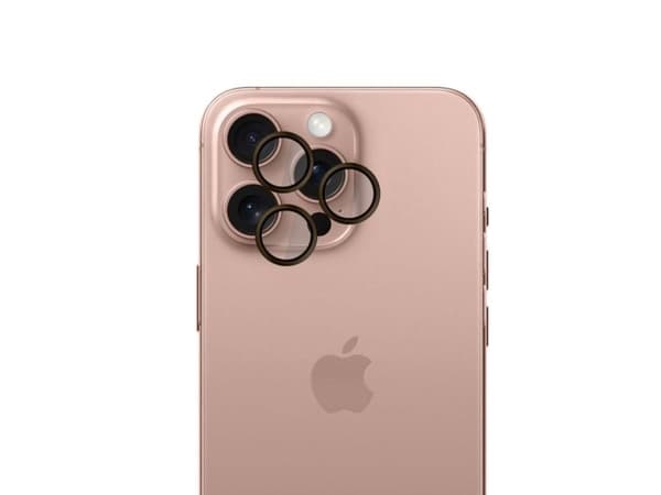 3MK Hardy Lens Protection Pro, Apple, iPhone 16 Pro Max, iPhone 16 Pro, Bump resistant, Scratch resistant, Shock resistant, Brown, Rose, Transparent