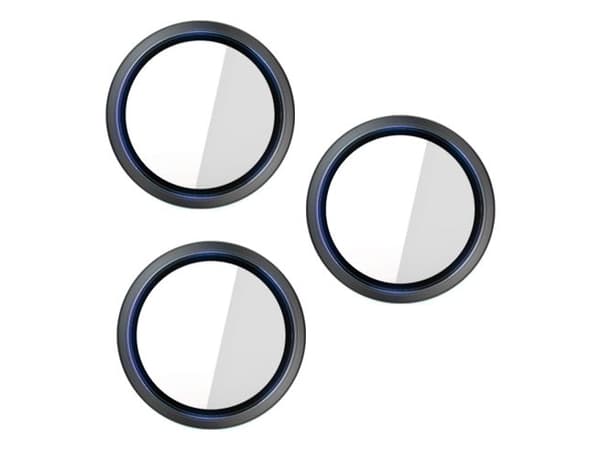 3MK Hardy Lens Protection Pro, Apple, iPhone 16 Pro Max, iPhone 16 Pro, Ripebestandig, Knusesikker, Sort, Gjennomsiktig, 1 stykker