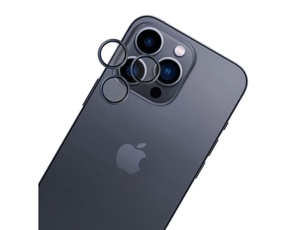 3MK Hardy Lens Protection Pro, Apple, iPhone 16 Pro Max, iPhone 16 Pro, Ripebestandig, Knusesikker, Sort, Gjennomsiktig, 1 stykker