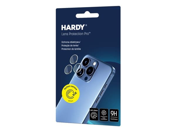 3MK Hardy Lens Protection Pro, Apple, iPhone 16 Plus, iPhone 16, Scratch resistant, Shatterproof, Transparent, 1 pc(s)