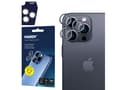 Miniatyrbild 1 av 5: 3MK Hardy Lens Protection Pro, Apple, iPhone 16 Pro Max, iPhone 16 Pro, Reptålig, Splitterskyddad, Silver, Titan, Transparent, 1 styck