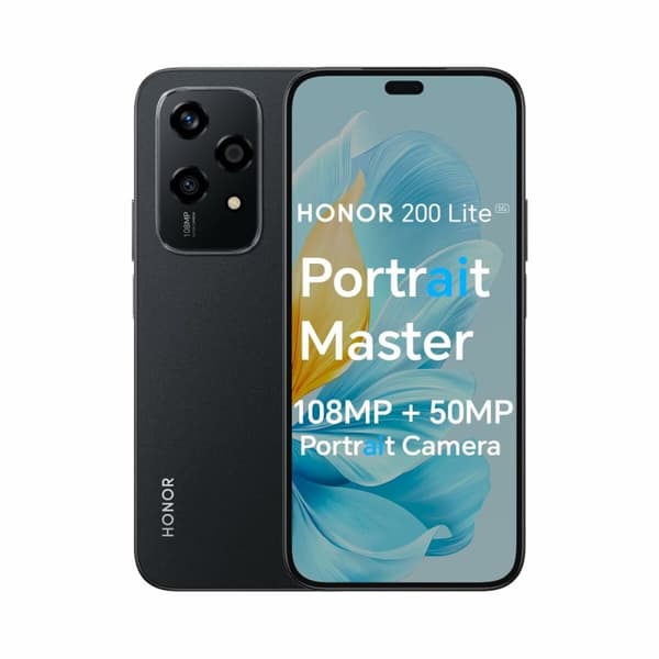 Smartphone Honor 200 Lite 6,7" 8 GB RAM 256 GB Svart