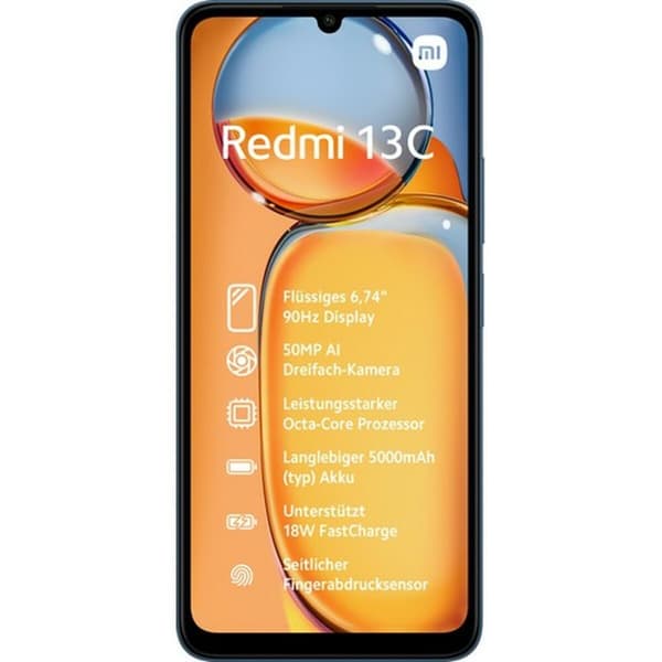 Smartphone Xiaomi Redmi 13C 6,7" MediaTek Helio G85 8 GB RAM 256 GB Blå