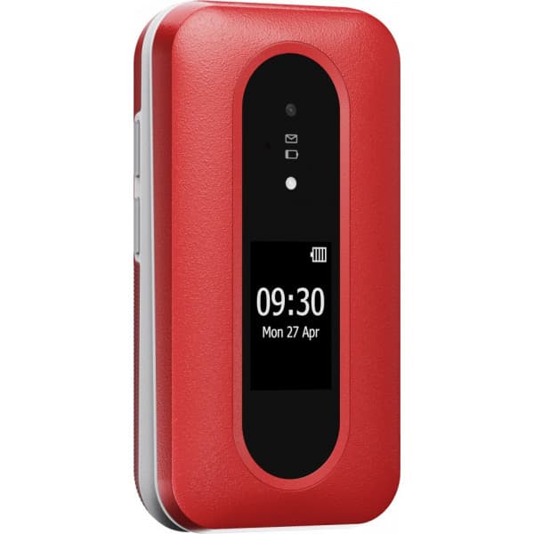 Doro Leva L31 - grundtelefon, rød / hvid