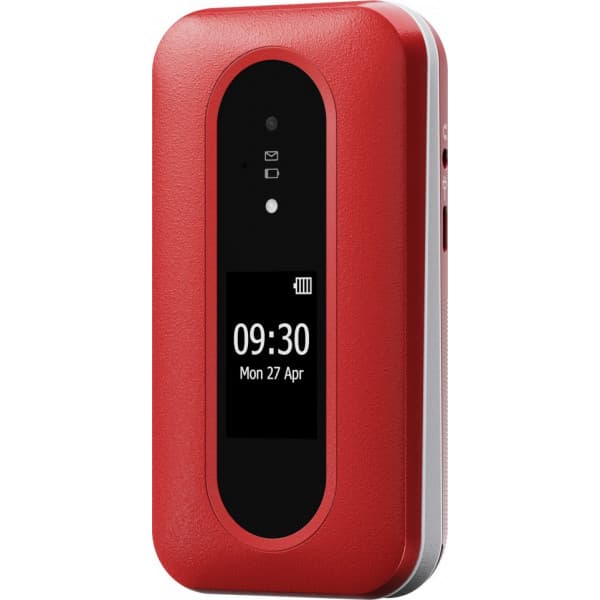 Doro Leva L31 - grundtelefon, rød / hvid